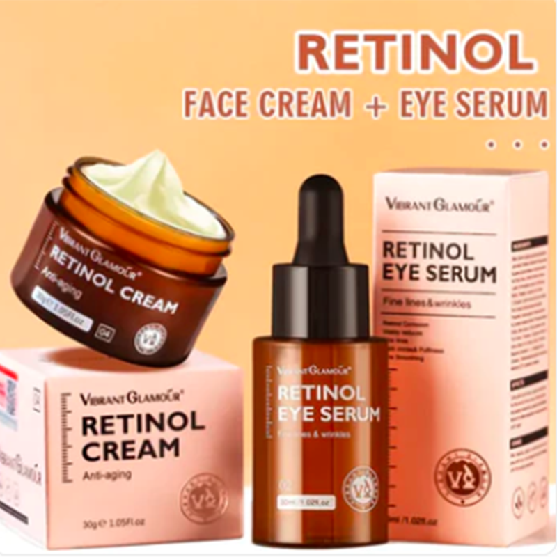 Retinol Face Cream And Eye Serum 2 PCS/Set