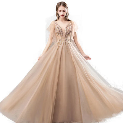 New Long Women Prom Evening Performance Banquet Party Ball Bridesmaid Gown Dress