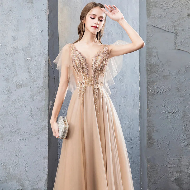 New Long Women Prom Evening Performance Banquet Party Ball Bridesmaid Gown Dress