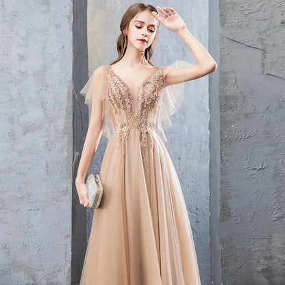 New Long Women Prom Evening Performance Banquet Party Ball Bridesmaid Gown Dress