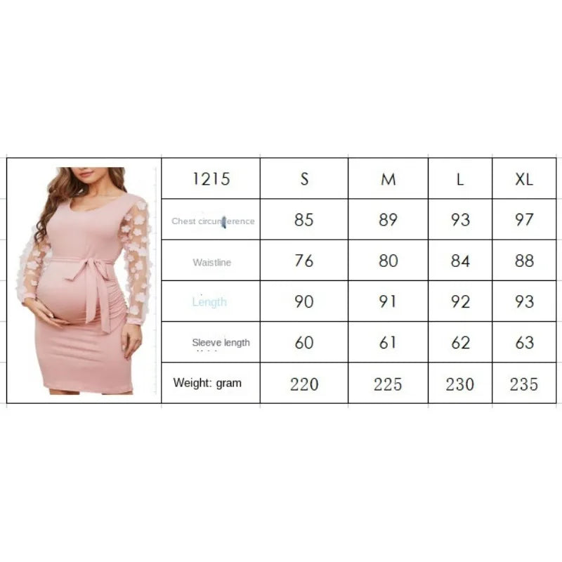 Gorgeous Floral Maternity Dress with Stretchy Fabric and Flowy Silhouette Perfect Outfit For Pregnant Woman