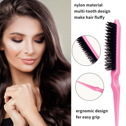 Hair Styling Comb Set 3-10pcs Hair Brush Triple Teasing Comb Rat Tail Combs Edge Brush Hair Tail Tools Braid Tool Loop