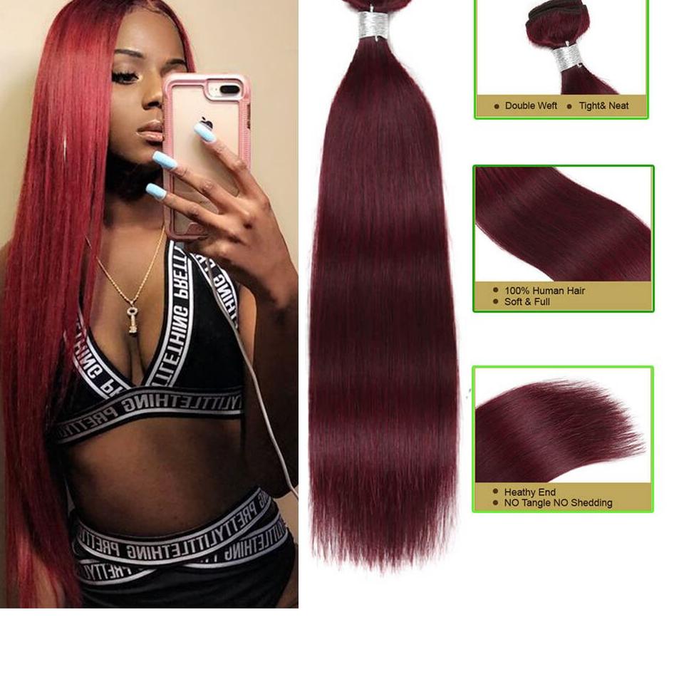 Remy Straight Human Hair Bundles