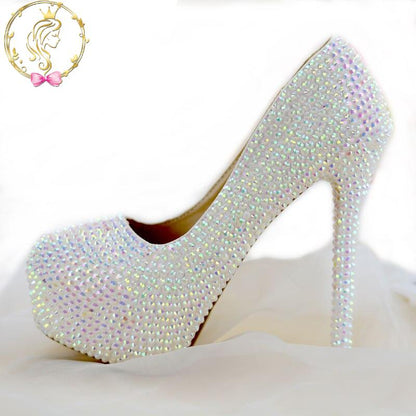 Women Crystal Handmade Shoes