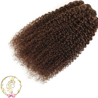 Brazilian Hair Weave Bundles Water Wave Hair Weave Pre-Colored Light Brown Non-Remy Human Hair Bundles 1/3/4 PC/Lot Middle Ratio