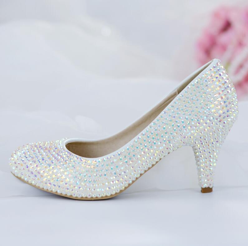 Women Crystal Handmade Shoes Women Crystal Handmade Shoes