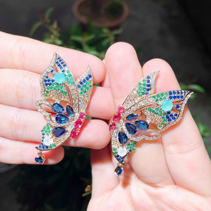 Multicolor Butterfly Earrings Multicolor Butterfly Earrings Multicolor Butterfly Earrings 