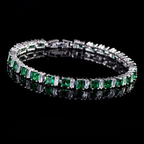 White Gold Color Crystal Bracelets White Gold Color Crystal Bracelets White Gold Color Crystal Bracelets White Gold Color Crystal Bracelets