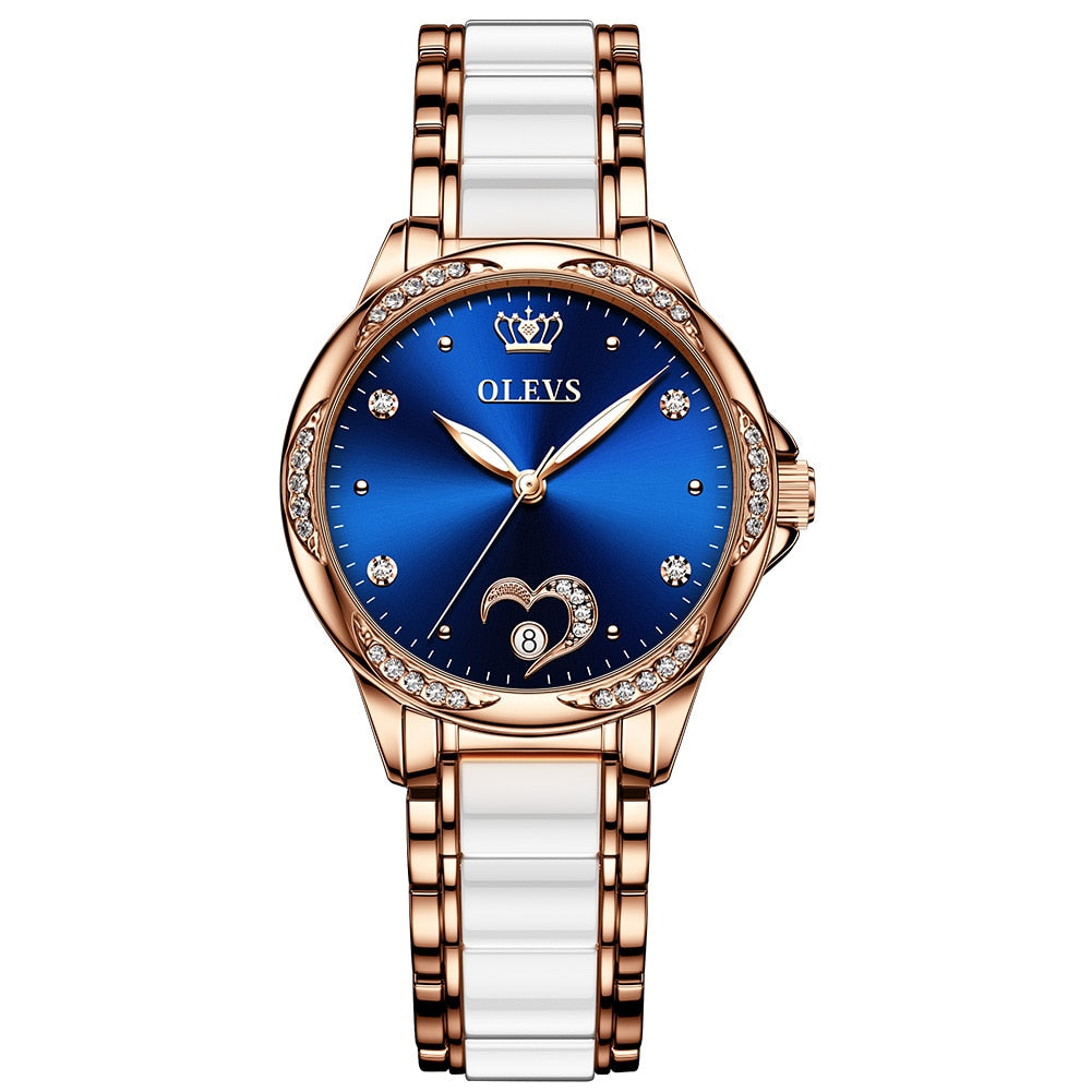 Stainless Steel Ceramic Women's Watch Stainless Steel Ceramic Women's Watch Stainless Steel Ceramic Women's Watch