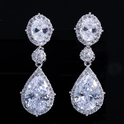 Water Drop Bridal Earrings Water Drop Bridal Earrings Water Drop Bridal Earrings