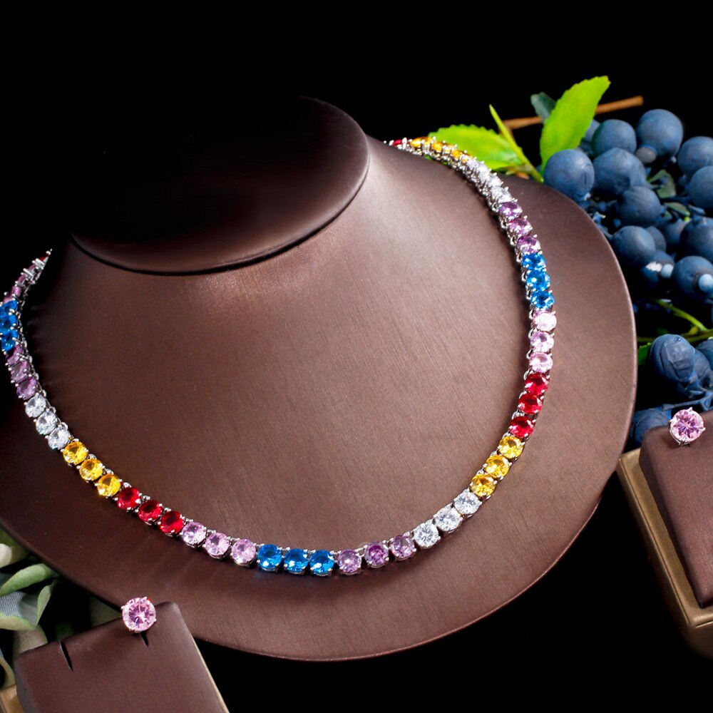 Multicolor Elegant Choker Necklace Multicolor Elegant Choker Necklace