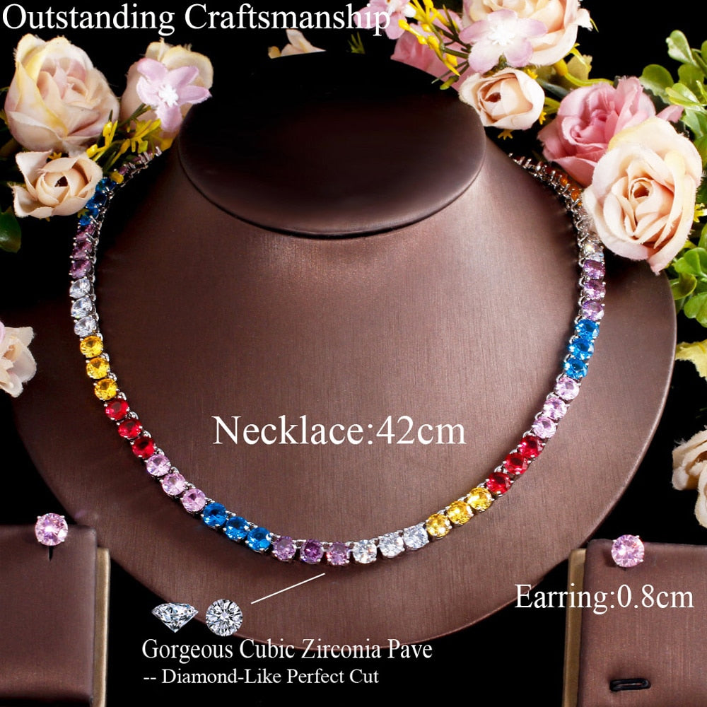 Multicolor Elegant Choker Necklace Multicolor Elegant Choker Necklace